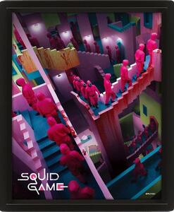 EPEE Merch - Pyramid 3D obraz Squid Games