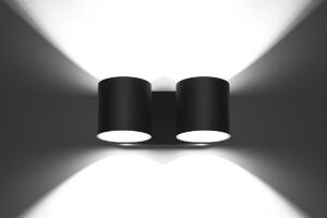SOLLUX LIGHTING Nástěnné osvětlení ORBIS 2, 2xG9, 40W, černé SL.0660