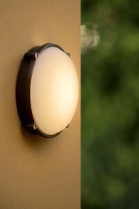 LUCIDE Nástěnné venkovní LED osvětlení HUBLOT, 20W, teplá bílá, 24,5cm, kulaté 14810/20/36