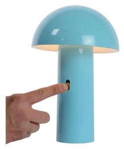 LUCIDE Stolní LED lampička do dětského pokoje FUNGO, 7,5W, teplá bílá, modrá 15599/06/68
