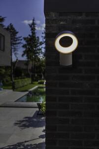 LUTEC Venkovní LED nástěnné osvětlení MERIDIAN, 14W, teplá bílá, IP54, šedé 5616302118