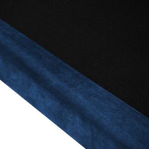 Elegantní tmavě modrá čalouněná pohovka pro 3 LOKKA
