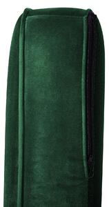Elegantní zelená čalouněná pohovka pro 3 LOKKA