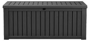 Zahradní box úložný Rockwood, plast, šedá, 155 x 64,4 x 72,4 cm