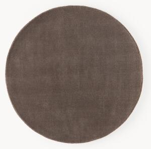 Ručně tkaný kulatý vlněný koberec Zayne