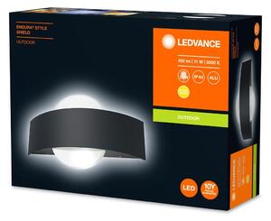 LEDVANCE Venkovní LED nástěnné osvětlení ENDURA STYLE SHIELD, 10,5W, teplá bílá, IP44