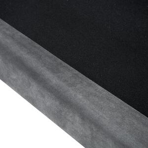 Elegantní tmavě šedá čalouněná pohovka pro 3 LOKKA