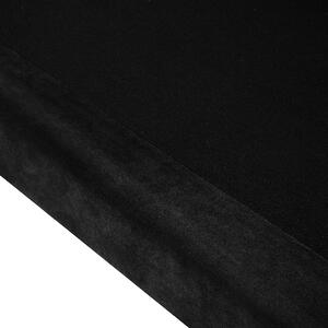 Elegantní černá čalouněná pohovka pro 2 LOKKA