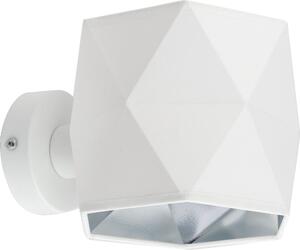 TK-LIGHTING Moderní nástěnné osvětlení SIRO WHITE, 1xE27, 60W, bílé 3246