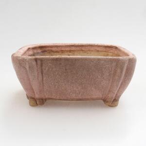 E-bonsai Keramická bonsai miska 10 x 8,5 x 4,5 cm růžová
