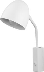 TLG Nástěnné osvětlení s vypínačem SOHO WHITE, 1xE27, 60W, bílé 3363
