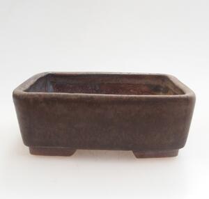 E-bonsai Keramická bonsai miska 9,5 x 8 x 3,5 cm hnědá
