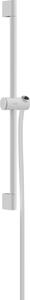 Hansgrohe Unica, sprchová tyč Pulsify S 650 mm se sprchovou hadicí Isiflex 1600 mm, bílá matná, HAN-24400700