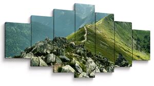 Obraz - Horská krajina (210x100 cm)