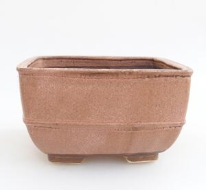 E-bonsai Keramická bonsai miska 16 x 16 x 9 cm růžová