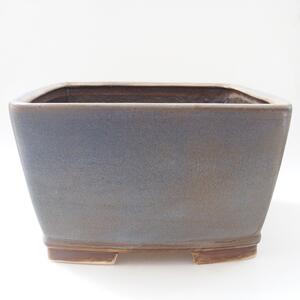 E-bonsai Keramická bonsai miska 26,5 x 26,5 x 16 cm modrá