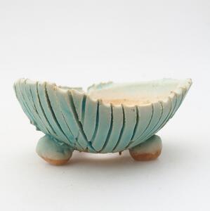 E-bonsai Keramická Skořápka 7,5 x 8 x 4 cm modrá