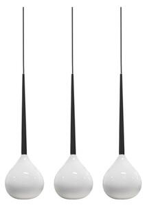 AZZARDO Moderní závěsné osvětlení nad jídelní stůl AGA 3, 3xE14, 40W, černobílé AZ1065