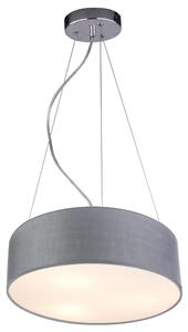 CLX Závěsné moderní osvětlení CORIGLIANO-ROSSANO, 3xE27, 40W, 40cm, kulaté, šedé 31-67722
