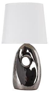 CLX Designová stolní lampa CESENA, 1xE27, 60W, stříbrná 41-79909