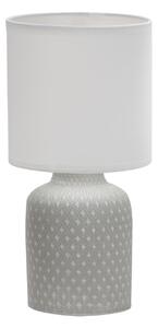 CLX Moderní stolní lampa IMOLA, 1xE14, 40W, šedá 41-79886