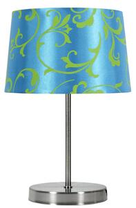 CLX Stolní moderní lampa AROSA, 1xE14, 40W, modrá 41-55873