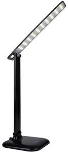 PLX LED stolní stmívatelná kancelářská lampa ILLINOIS, 9W, teplá bílá, černá 311221