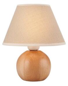 RUEL Stolní lampa na noční stolek, 1xE27, 60W, béžová