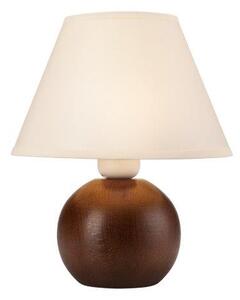RUEL Stolní lampa na noční stolek, 1xE27, 60W, tmavě hnědá
