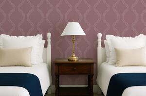 FUGU Romantická tapeta s jemným ornamentem – Silent Damasc Dusty Rose Materiál: Digitální eko vlies - klasická tapeta nesamolepicí