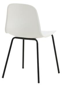 Jídelní židle Arctic, 2ks, bílá, S49xD47,5xV82