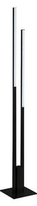 EGLO Chytrá LED stojací lampa FRAIOLI-Z, 2x17W, teplá bílá-studená bílá, RGB, černá 900082