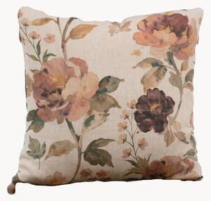 Lněný povlak na polštář Vintage Roses