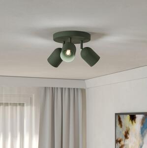 Eglo 44134 - Bodové svítidlo TILSTON 3xE14/40W/230V zelená