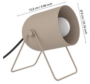 Eglo 44165 - Stolní lampa TILSTON 1xE14/8W/230V béžová