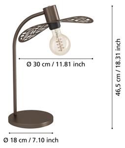 Eglo 44126 - Stolní lampa SWABY 1xE27/60W/230V bronzová