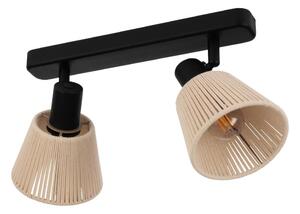 Eglo 44139 - Bodové svítidlo SEAGARD 2xE14/40W/230V béžová/černá