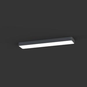 NOWODVORSKI Stropní přisazené osvětlení SOFT LED, 2xT8, 16W, 94x20cm, hranaté, grafit 7531