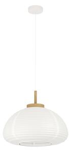 Eglo 44065 - Lustr na lanku SUMMERHILL 1xE27/40W/230V pr. 55 cm bílá/béžová
