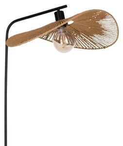 Eglo 31966 - Stojací lampa SIRUELA 1xE27/42W/230V hnědá/černá