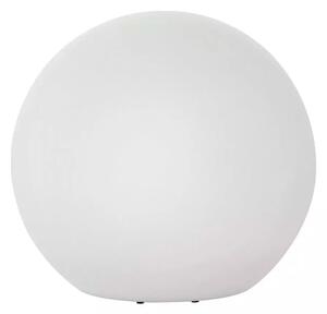 Redo 9965 Baloo, venkovní koule z bílého polyethylénu, kabel 3m s vidlicí 1xE27 max 23W, průměr 38cm, IP65