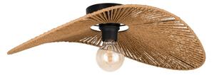 Eglo 31961 - Stropní svítidlo SIRUELA 1xE27/42W/230V hnědá/černá