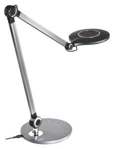 EMOS LED stolní lampa s bezdrátovým nabíjením KAREN, 10W, teplá-studená bílá, černá Z7615