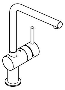 GROHE 31375000 - Dřezová baterie A 360 mm lesklý chrom