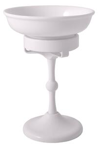 SLEZAK-RAV - Mýdlenka keramická bílá Koupelnový doplněk MORAVA RETRO, Barva: bílá MKA0301B