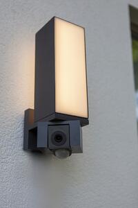 LUTEC Venkovní nástěnné chytré LED osvětlení CUBA s bezpečnostní kamerou a čidlem, 17,3W 5193812118