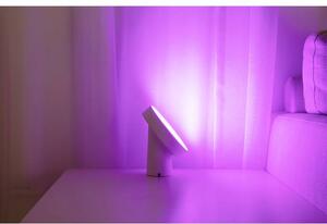 LUTEC Stolní chytrá LED lampa MOA s bluetooth a RGB funkcí, 9,5W, kulatá, bílá 8501701446