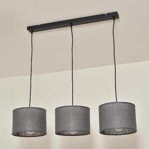 Lustr na lanku ALBA 3xE27/15W/230V šedá