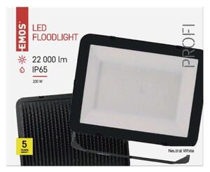 EMOS LED reflektor PROFI PLUS, 200W, denní bílá, černý ZS2672