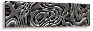 Obraz - Metalická abystrakce (170x50 cm)